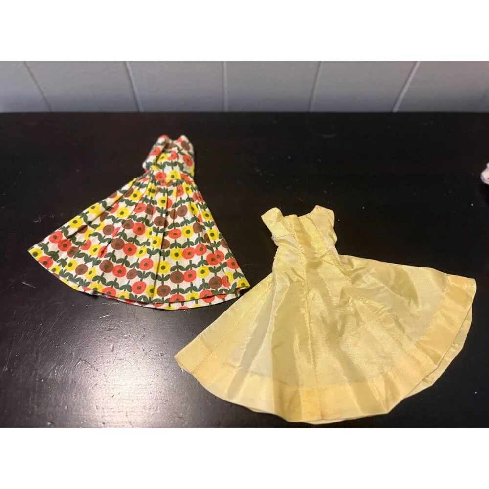 Vintage Barbie Clothes Lot 49pcs 1970s & 1950s Handmade Dresses Coats Shoes